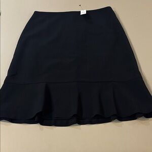 Talbots Black A-Line Skirt NWT Size 6P